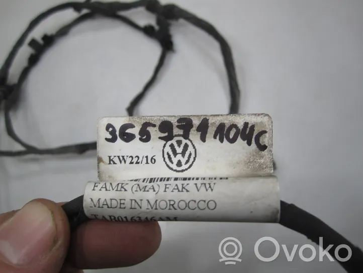 Volkswagen PASSAT B8 Wiązka przewodów czujnika parkowania PDC 3G5971104C