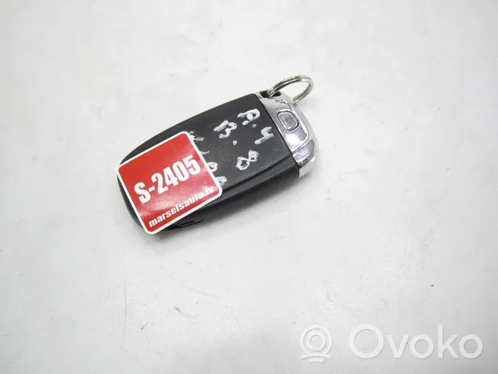 Audi A4 S4 B8 8K Ignition key/card 