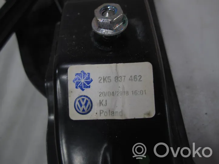 Volkswagen Caddy Mécanisme de lève-vitre avant sans moteur 2K5837462