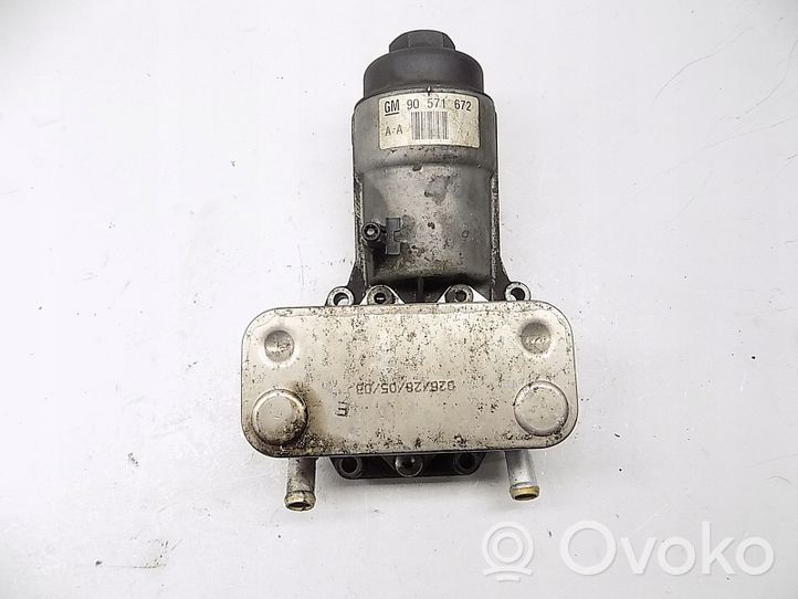 Saab 9-3 Ver2 Supporto di montaggio del filtro dell’olio 19571672