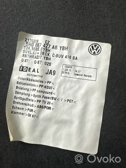 Volkswagen Tiguan Boczek / Tapicerka / bagażnika 5N0867427AB