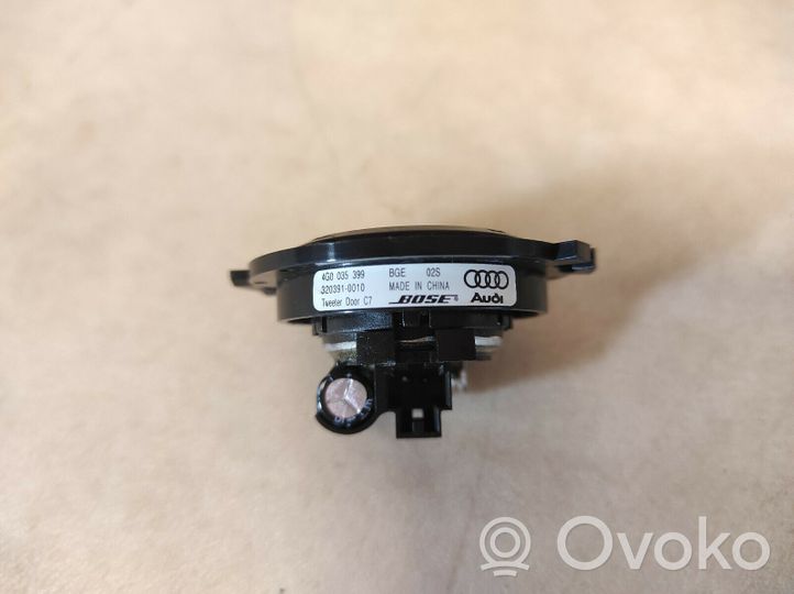 Audi A7 S7 4G Altavoz de alta frecuencia en la puerta delantera 4G0035399, 4G0 035 399