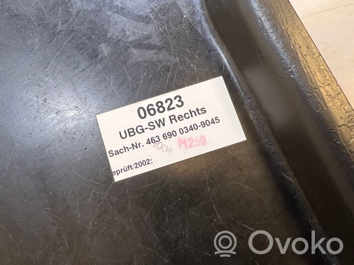 Mercedes-Benz G W461 463 seitliche Verkleidung Kofferraum A4636900340