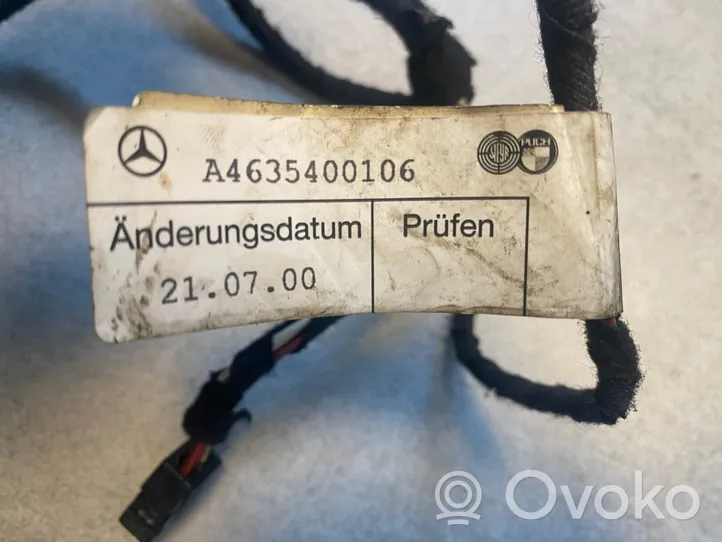 Mercedes-Benz G W461 463 Altro tipo di cablaggio 4635400106