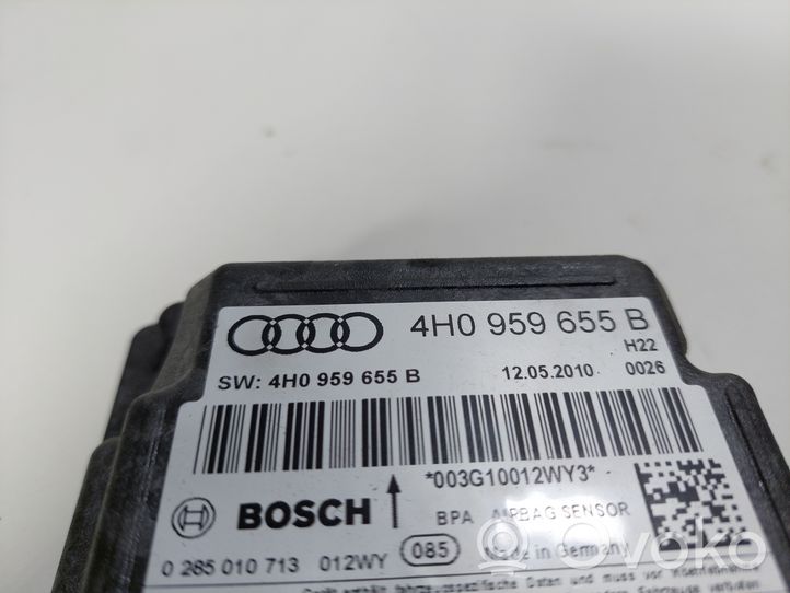Audi A8 S8 D4 4H Turvatyynyn ohjainlaite/moduuli 4H0959655B