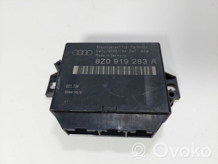 Audi A4 S4 B6 8E 8H Pysäköintitutkan (PCD) ohjainlaite/moduuli 8Z0919283A