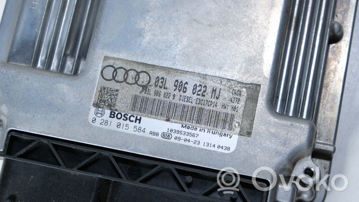 Audi A4 S4 B8 8K Блок управления двигателя 03L906022MJ