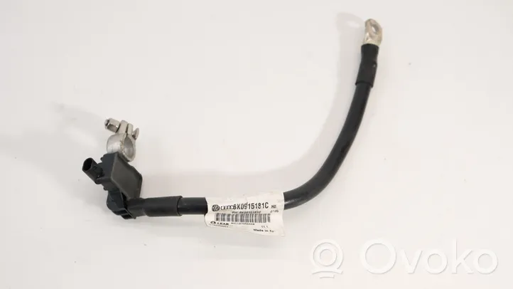 Audi A6 Allroad C6 Negative earth cable (battery) 8K0915181C