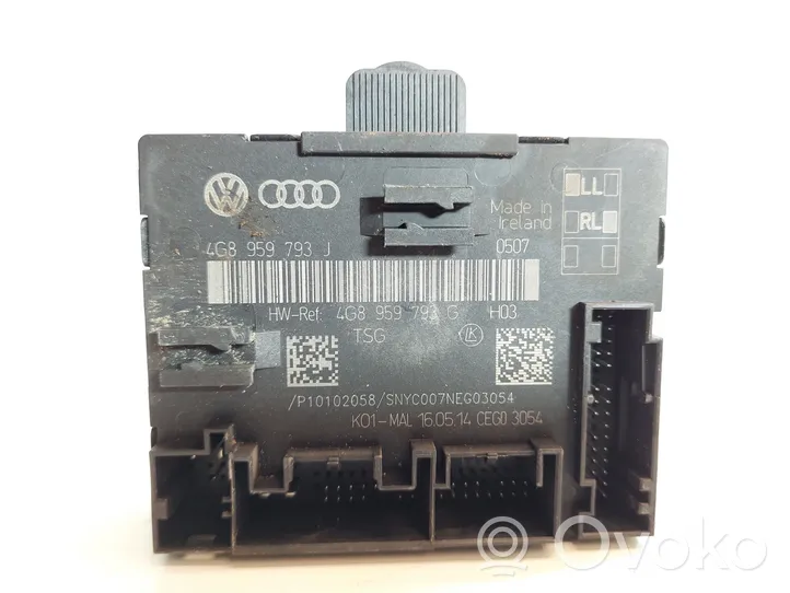 Audi A6 C7 Oven ohjainlaite/moduuli 4G8959793J