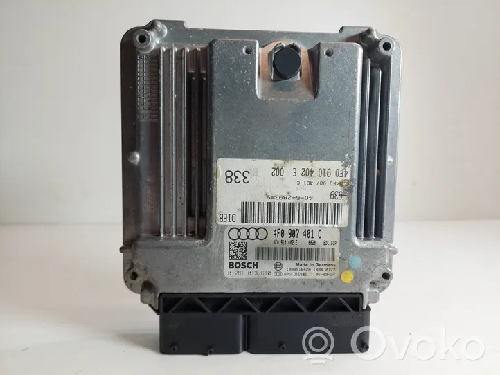 Audi A6 S6 C6 4F Unidad de control/módulo del motor 4F0907401C