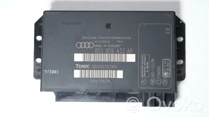 Audi A4 S4 B6 8E 8H Mukavuusmoduuli 8E0959433AR