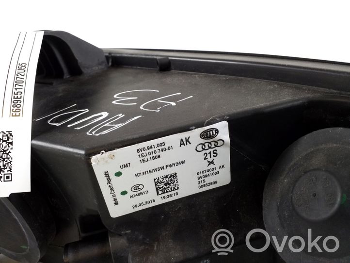 Audi A3 S3 8V Передняя фара 8V0941003