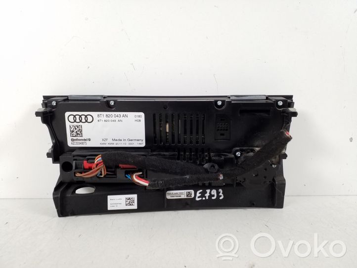 Audi A4 S4 B8 8K Air conditioner control unit module 8T1820043AN