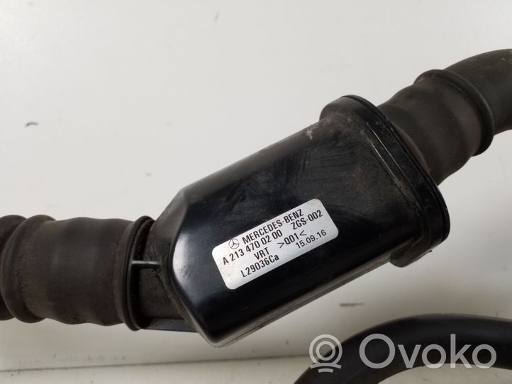 Mercedes-Benz E W213 Tubo e bocchettone per riempimento serbatoio del carburante A2134700200