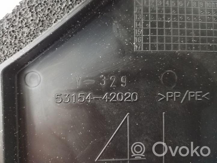 Toyota RAV 4 (XA40) Välijäähdyttimen ilmanohjauksen ilmakanava 5315442020