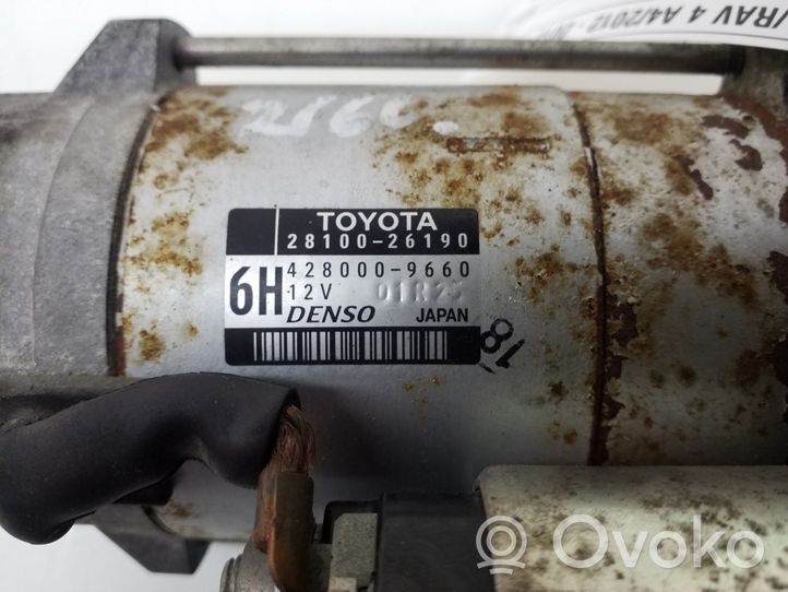 Toyota RAV 4 (XA40) Käynnistysmoottori 2810026190