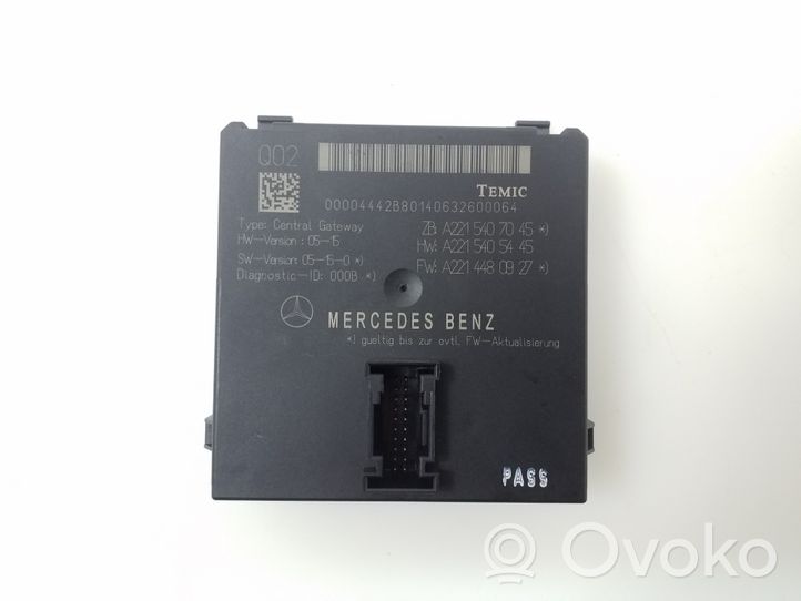 Mercedes-Benz S W221 Autres relais A2215407045