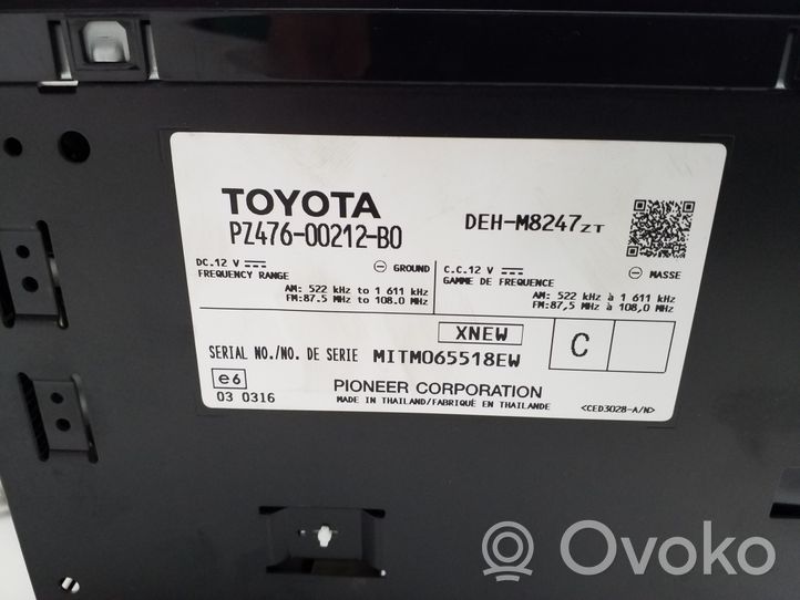 Toyota Hilux (AN10, AN20, AN30) Unità principale autoradio/CD/DVD/GPS PZ47600212