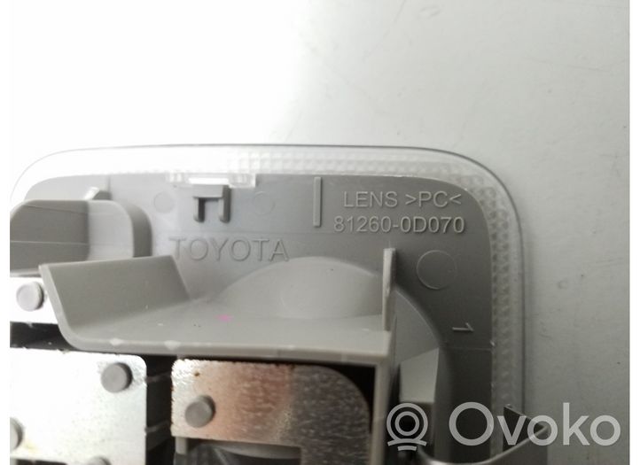 Toyota Yaris Światło fotela przedniego 812600D070