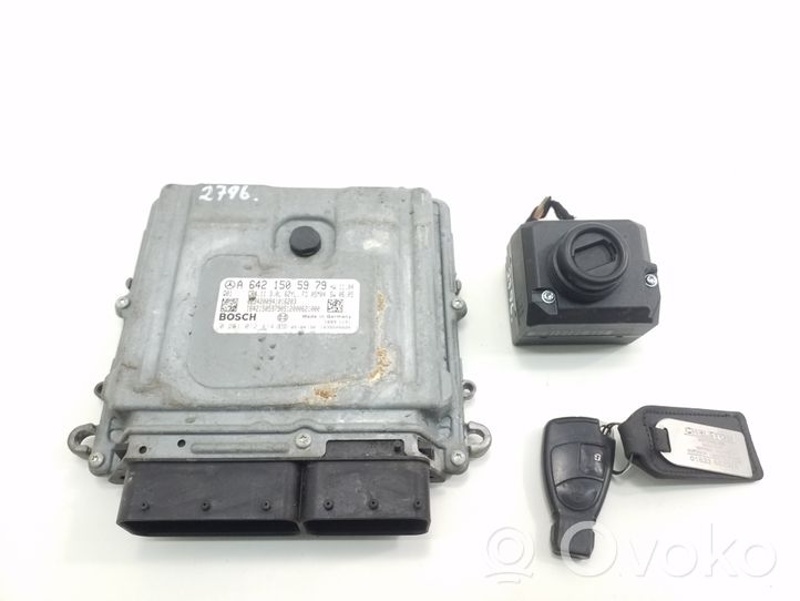 Mercedes-Benz ML W164 Kit centralina motore ECU e serratura 