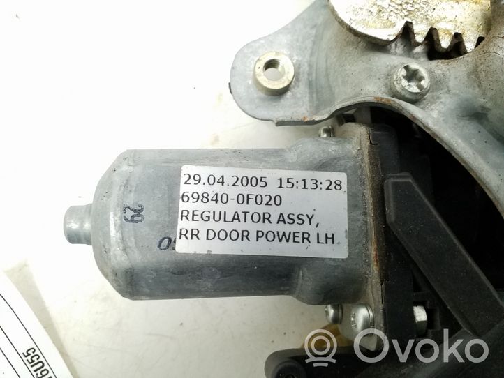 Toyota Corolla Verso AR10 Fensterhebermechanismus ohne Motor Tür hinten 698400F020