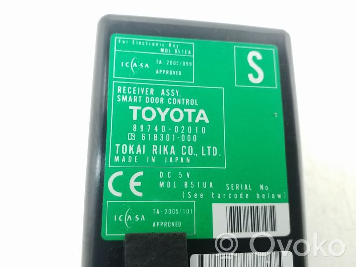 Toyota Auris 150 Oven keskuslukituksen ohjausyksikön moduuli 8974002010