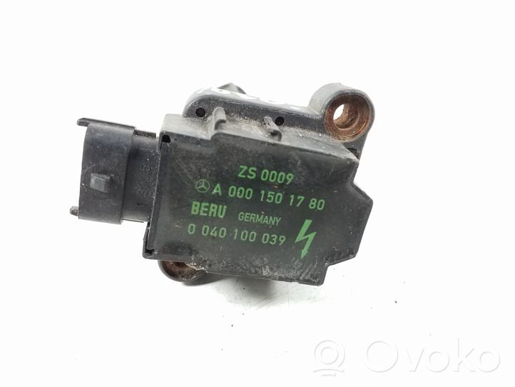 Mercedes-Benz E W210 Bobine d'allumage haute tension A0001501780