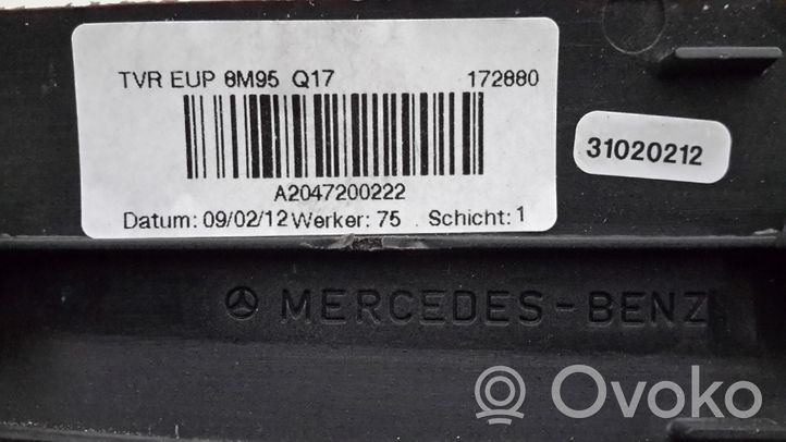 Mercedes-Benz C W204 Moulure/baguette de porte avant A2047200222
