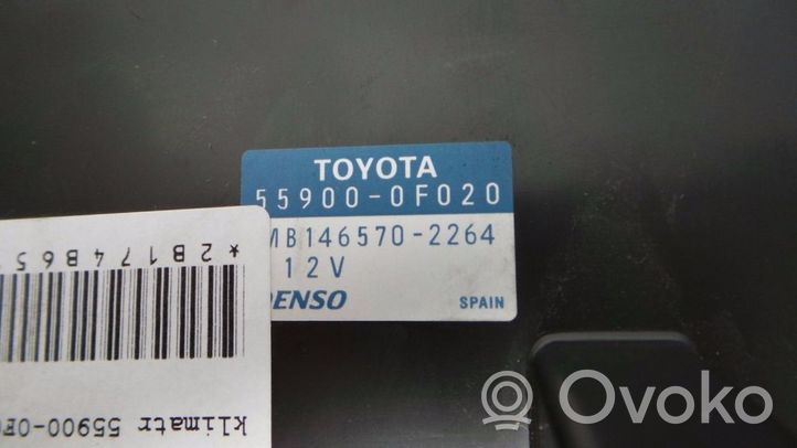 Toyota Corolla Verso AR10 Unidad de control/módulo del aire acondicionado 559000F020