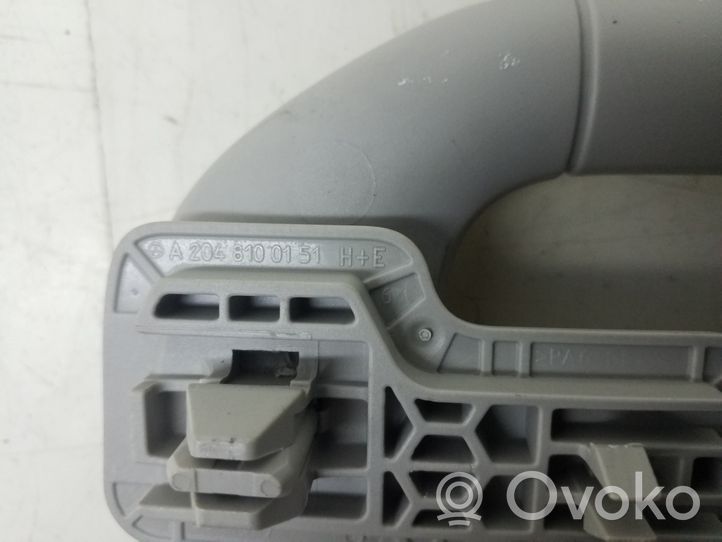 Mercedes-Benz C W204 Poignée intérieur plafond A2048100151