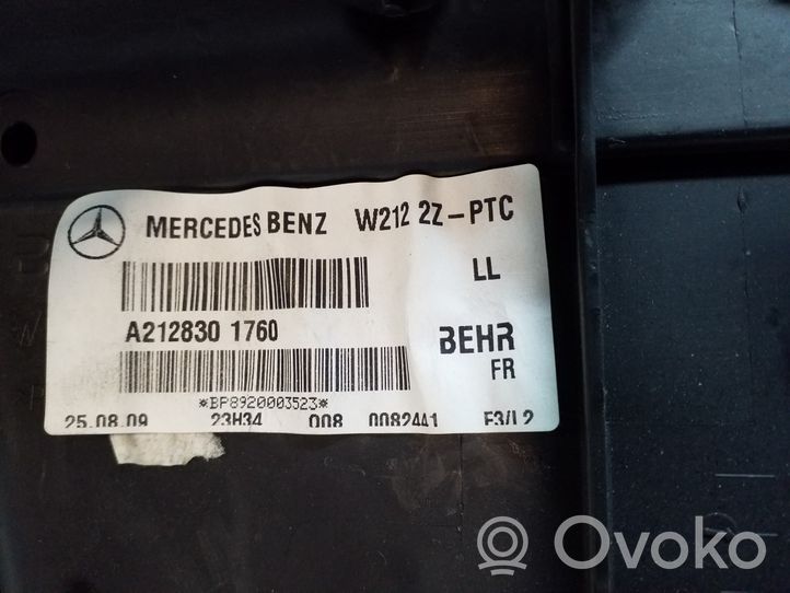 Mercedes-Benz E W212 Salono oro mazgo komplektas A2048303103