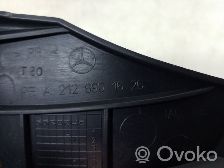 Mercedes-Benz E W212 Copertura del rivestimento del sottoporta posteriore A2126901626