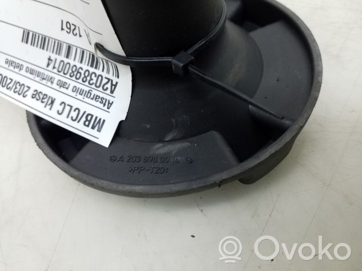 Mercedes-Benz CLC CL203 Supporto di montaggio ruota di scorta A2038980014