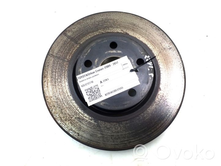 Toyota Urban Cruiser (XP110) Disque de frein avant 4351212710