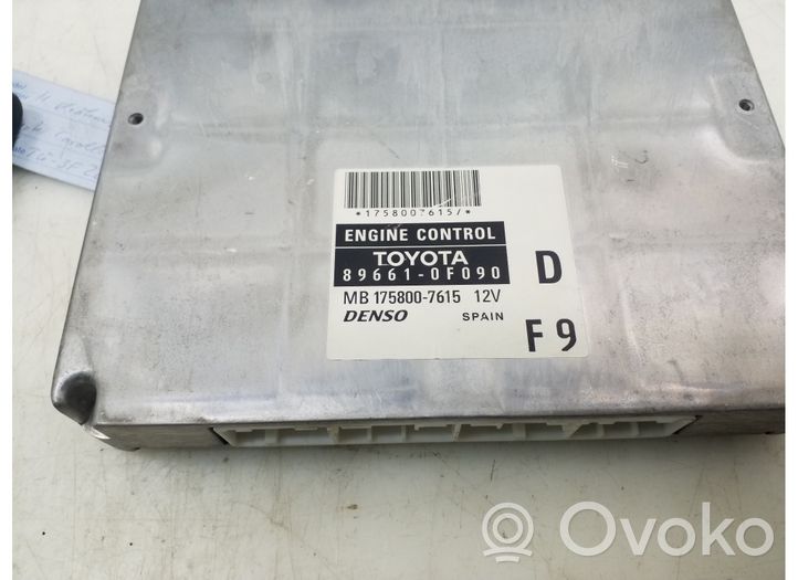 Toyota Corolla Verso AR10 Kit calculateur ECU et verrouillage 