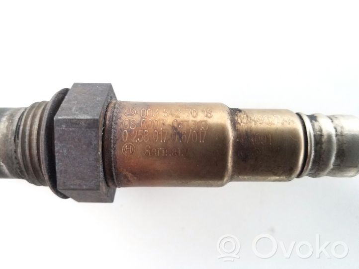 Mercedes-Benz CL C216 Sonda lambda A0035427018