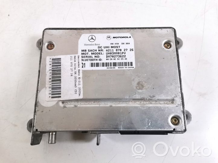 Mercedes-Benz E W211 Bluetooth modulis A2118702726