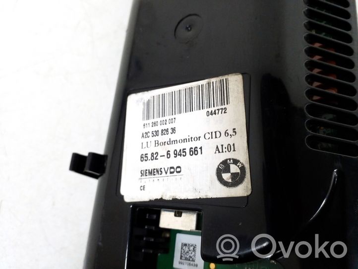 BMW 5 E60 E61 Monitor / wyświetlacz / ekran 65826945661