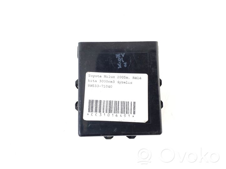 Toyota Hilux (AN10, AN20, AN30) Otras unidades de control/módulos 89533-71040