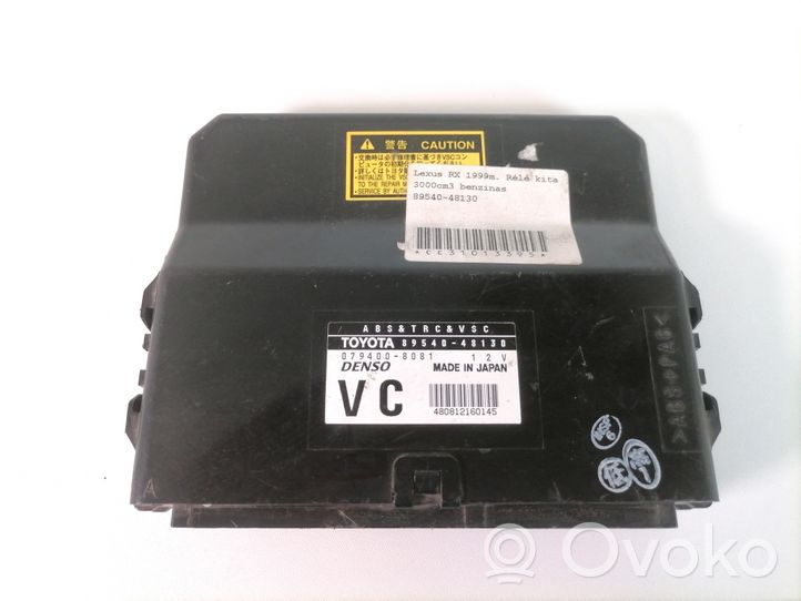 Lexus RX 300 Sterownik / moduł ABS 89540-48130