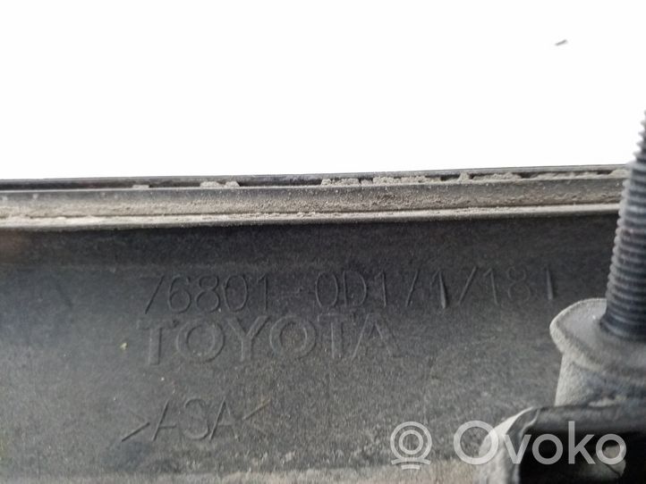 Toyota Yaris Éclairage de plaque d'immatriculation 76801-0D171
