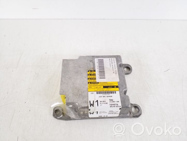 Toyota Corolla E120 E130 Sterownik / Moduł Airbag 89170-02510