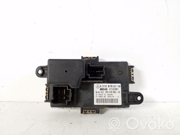 Mercedes-Benz GLK (X204) Heizungslüfter Regler Widerstand A2128702110