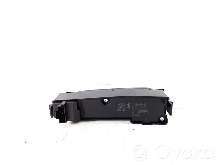 Mercedes-Benz C W205 Leva/interruttore dell’indicatore di direzione e tergicristallo A2059056103