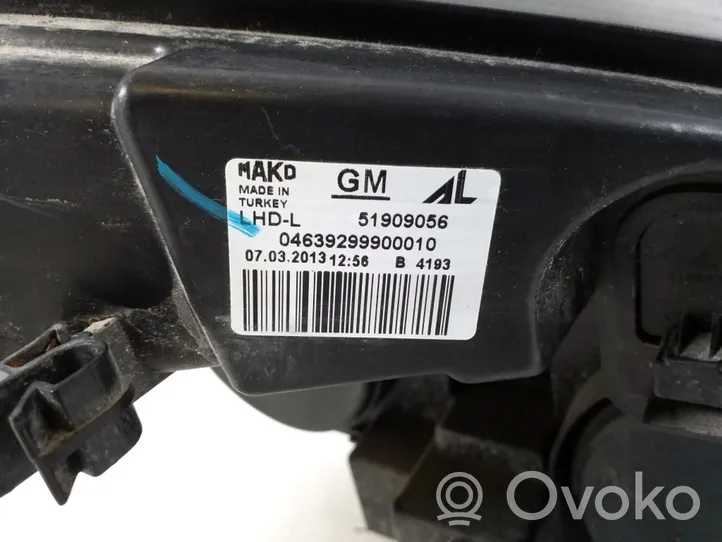 Opel Combo D Headlight/headlamp 51909056