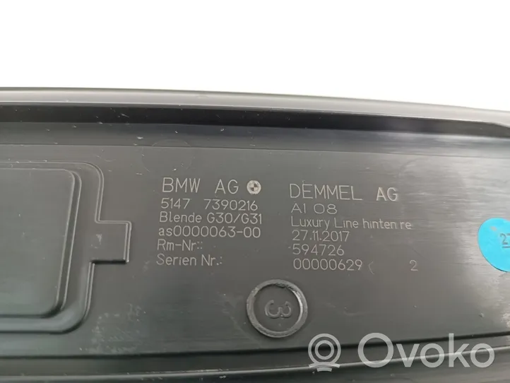 BMW 5 G30 G31 Galinio slenksčio apdaila (vidinė) 51477390216