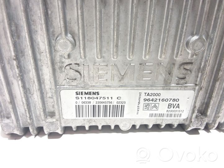 Citroen C3 Module de contrôle de boîte de vitesses ECU 9642160780