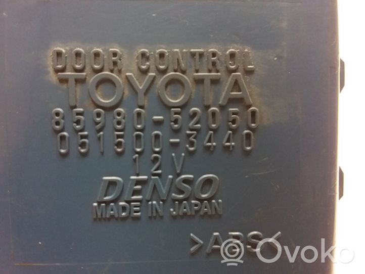 Toyota Yaris Door central lock control unit/module 8598052050