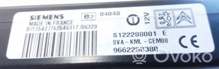 Peugeot 307 Bluetoothin ohjainlaite/moduuli 9662258380