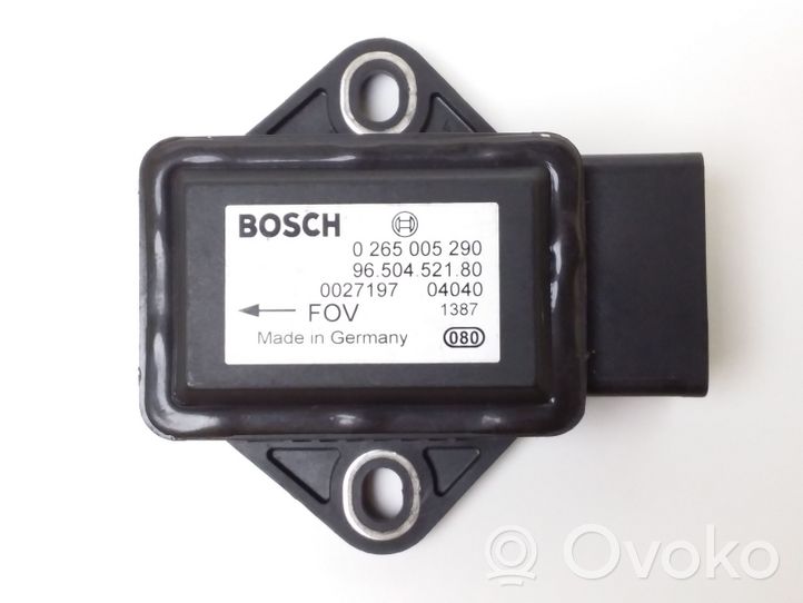 Citroen C8 ESP acceleration yaw rate sensor 0265005290